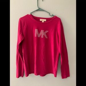 Pink long sleeve tee